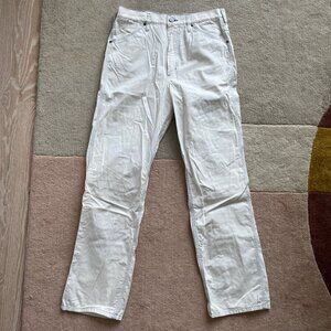 NWOT JW Anderson for Uniqlo White Work Pant Women's Size 8